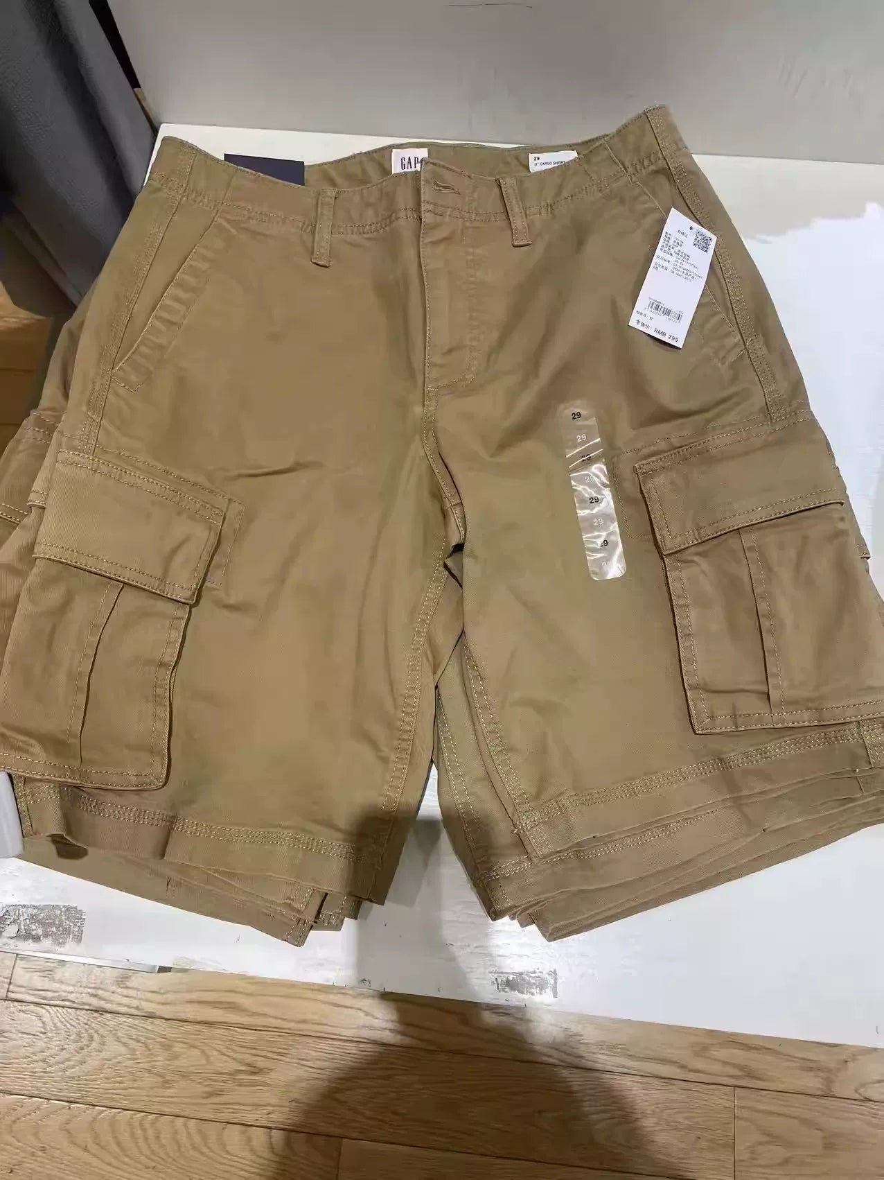 成毅代言Gap男装春季新款经典款工装短裤休闲裤美版703768