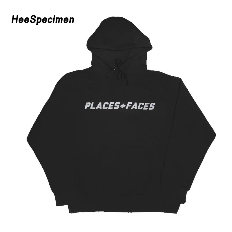 Places + Faces Reflective Hoodie