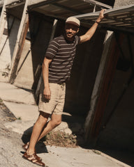 The Apres Short in Field Khaki Hemp