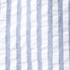 The Short Sleeve Jack in Steel Blue Stripe Seersucker