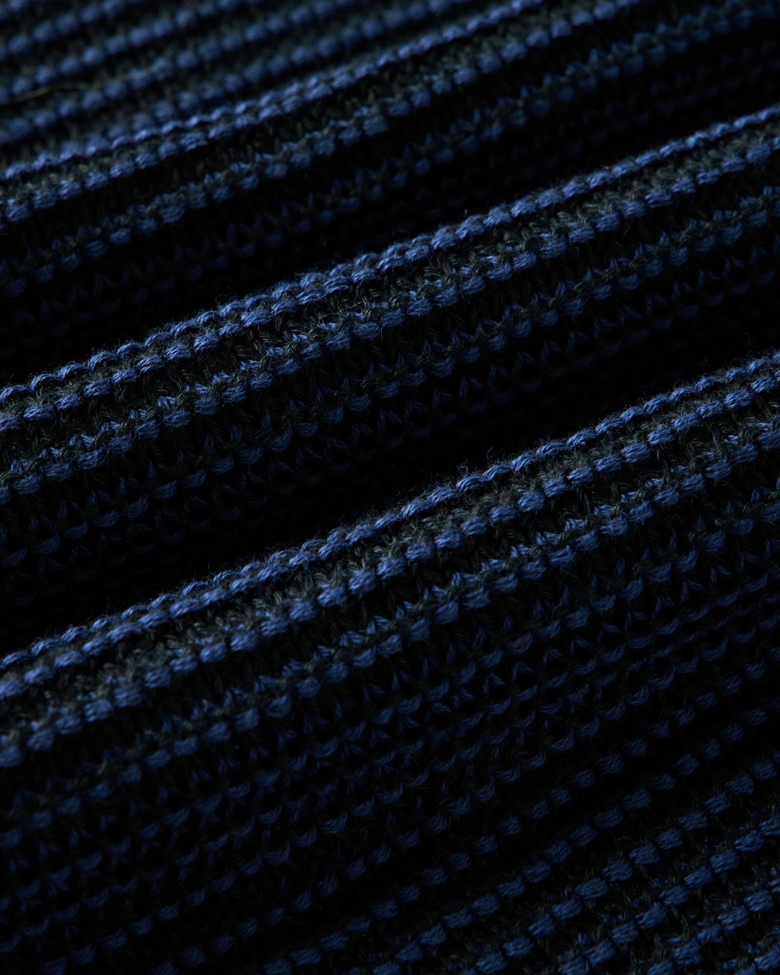 The Valencia Sweater Polo in Coal Stripe