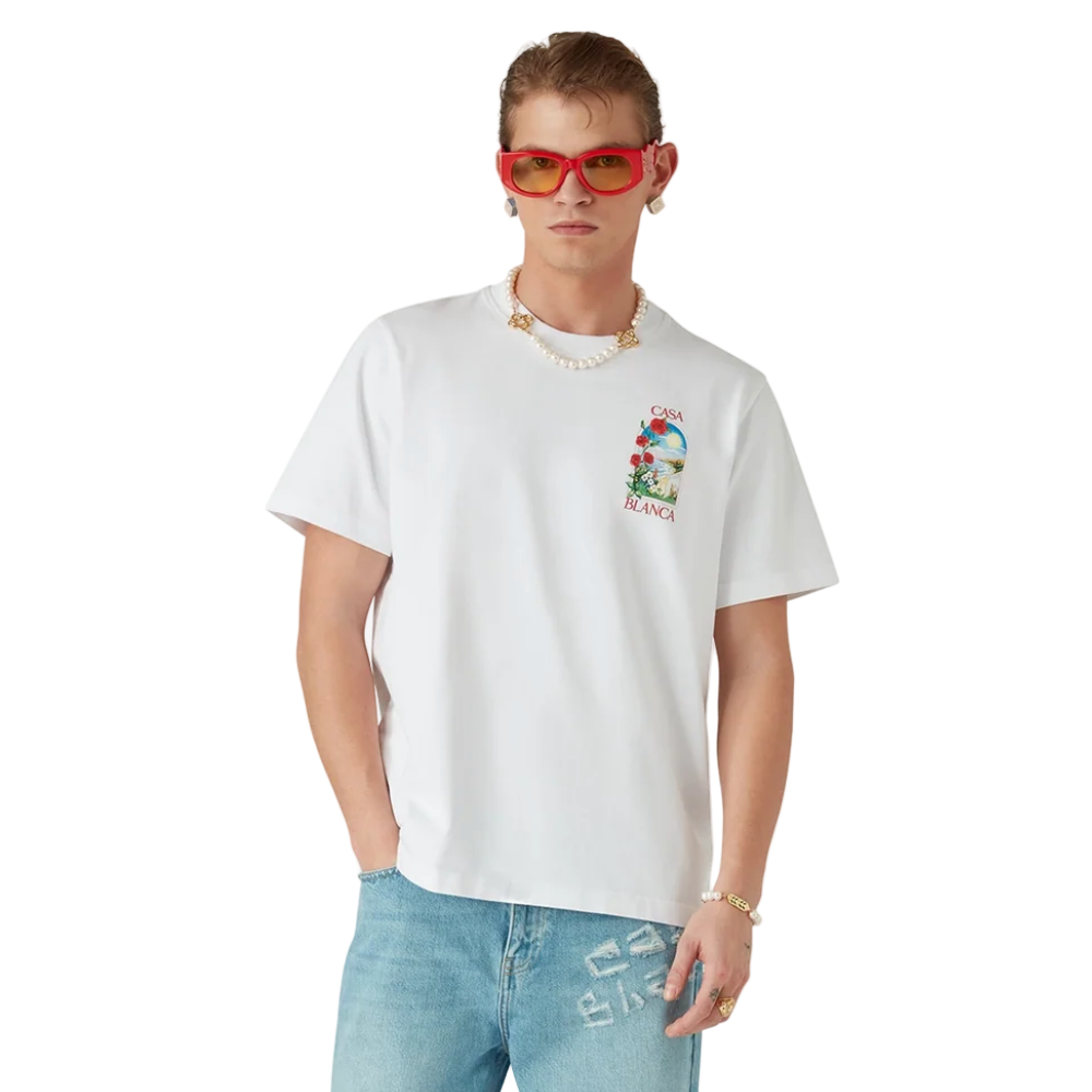 Casablanca LA Days T-Shirt White