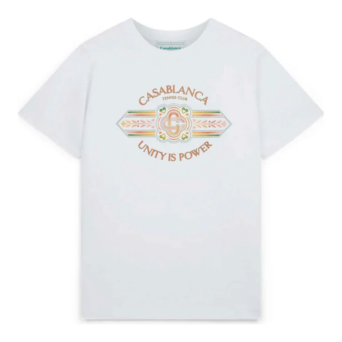 Casablanca Unity Is Power T-Shirt White
