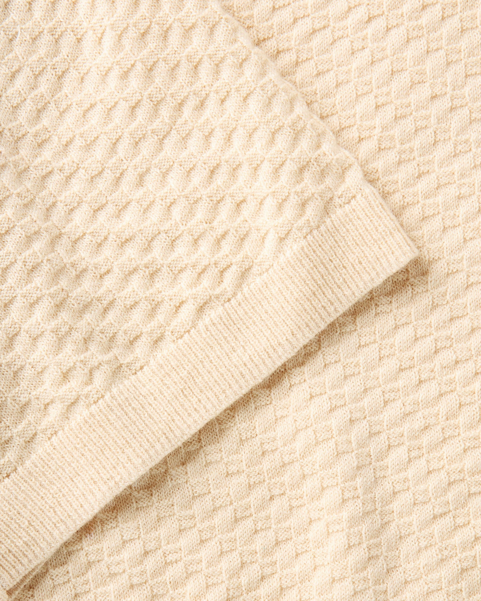 The Arlo Sweater Polo in Oat Texture Knit