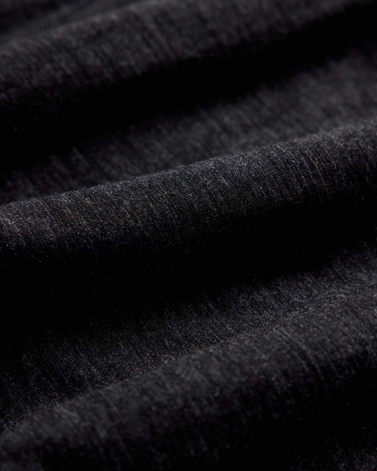 The Merino Boxer in Heather Black