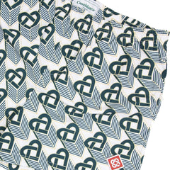 CASABLANCA HEART MONOGRAM PRINTED SWIM SHORTS  Printed Swim Shorts Green