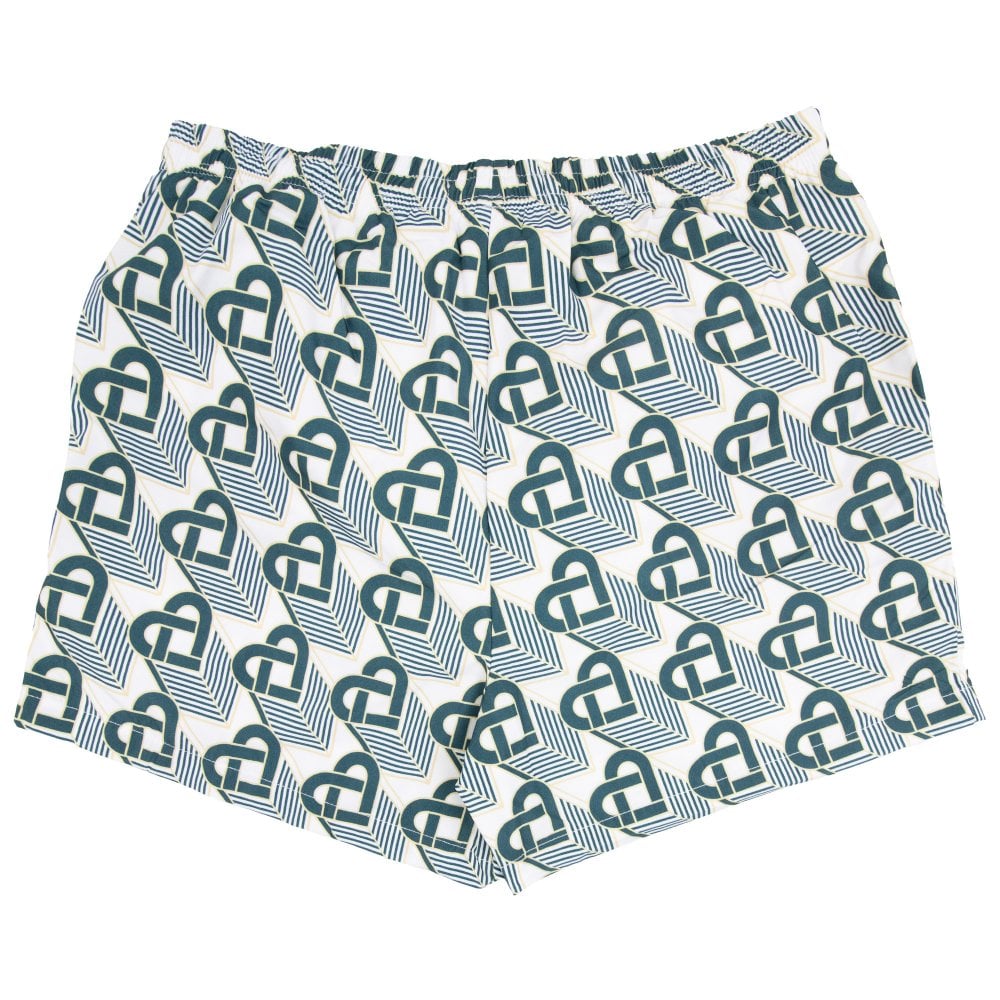 CASABLANCA HEART MONOGRAM PRINTED SWIM SHORTS  Printed Swim Shorts Green