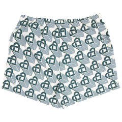CASABLANCA HEART MONOGRAM PRINTED SWIM SHORTS  Printed Swim Shorts Green