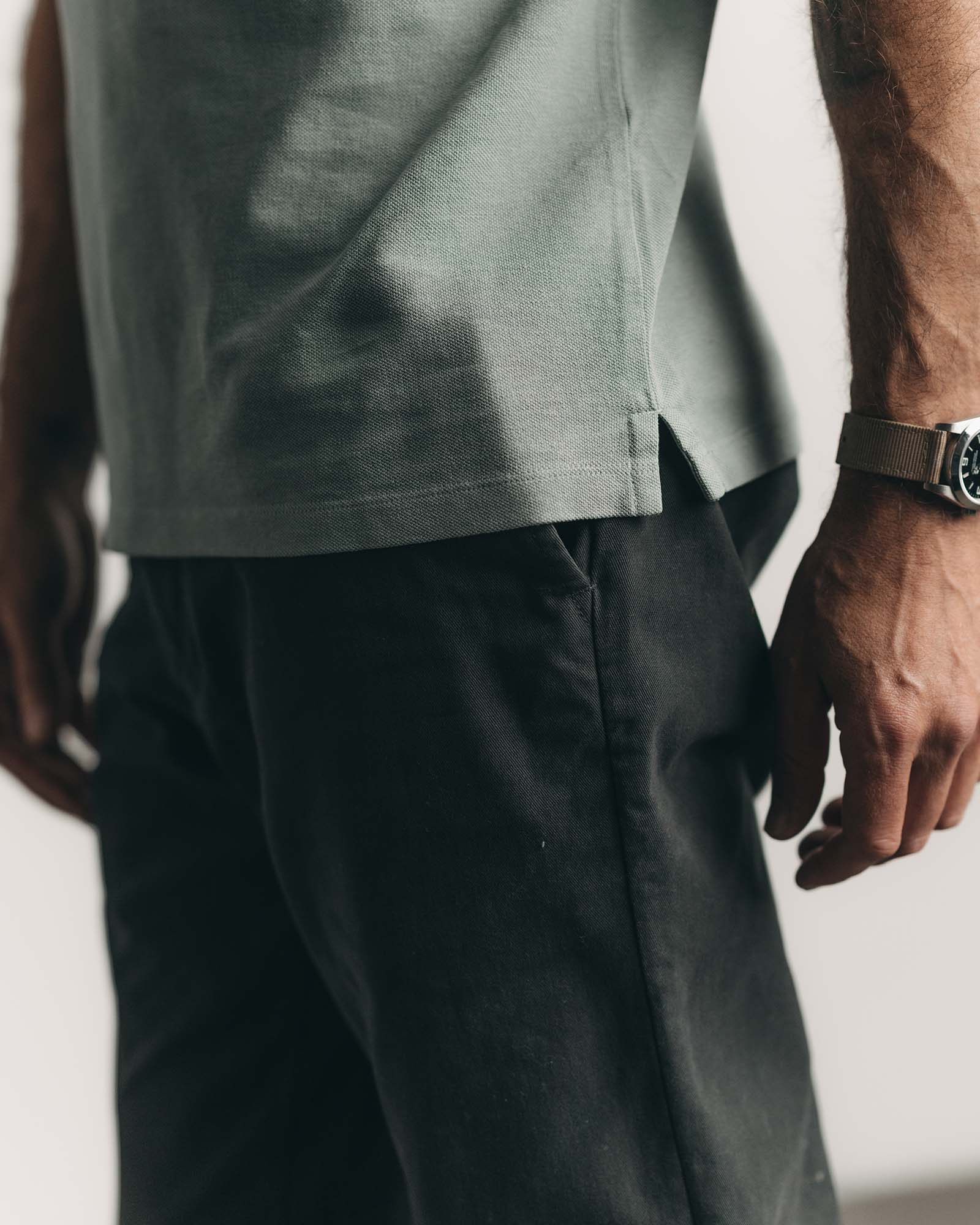 The Democratic Foundation Pant in Organic Faded Black