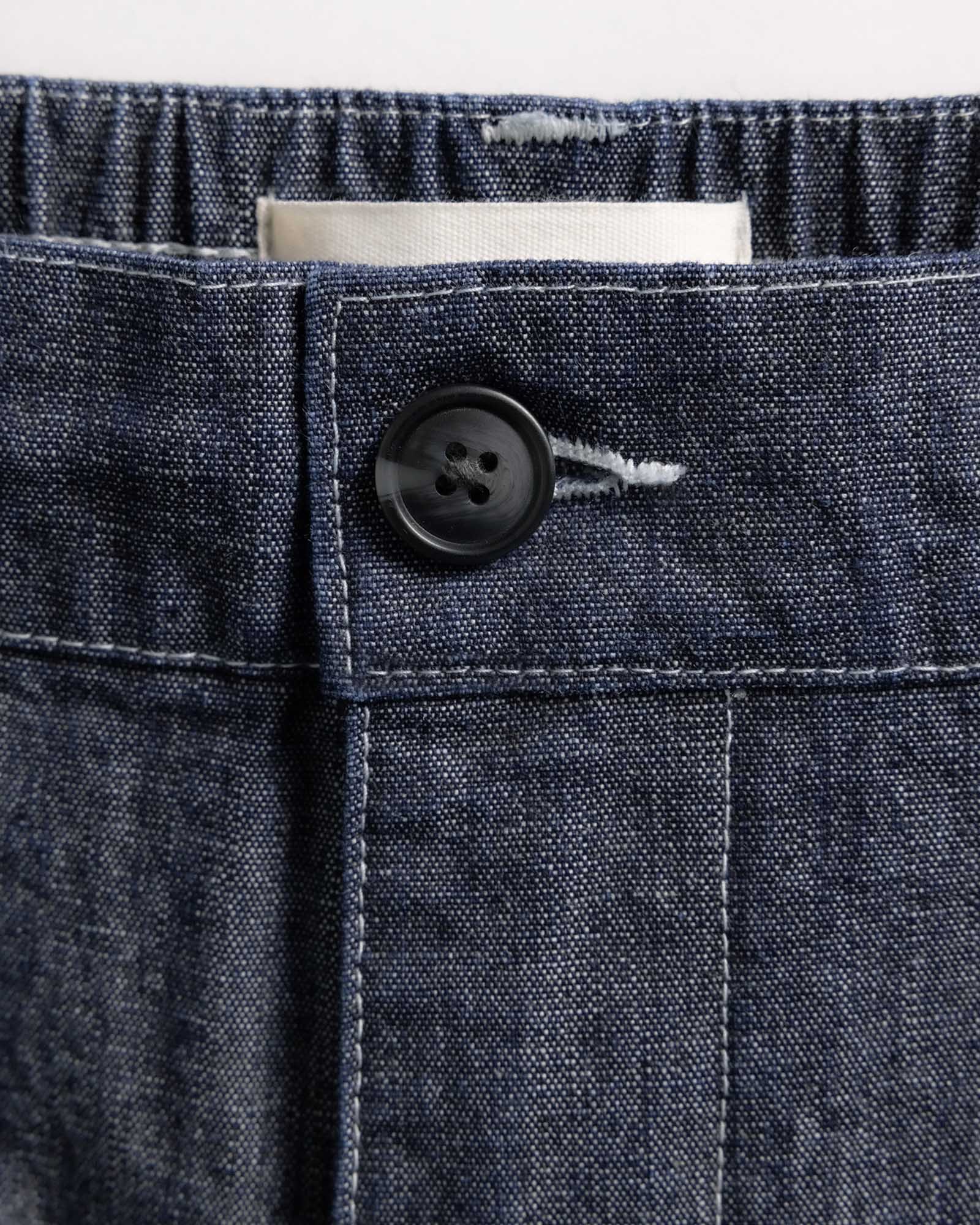 The Easy Pant in Washed Indigo Chambray