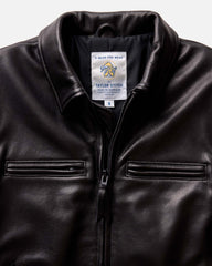 The Moto Jacket in Black Steerhide