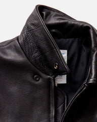 The Moto Jacket in Black Steerhide