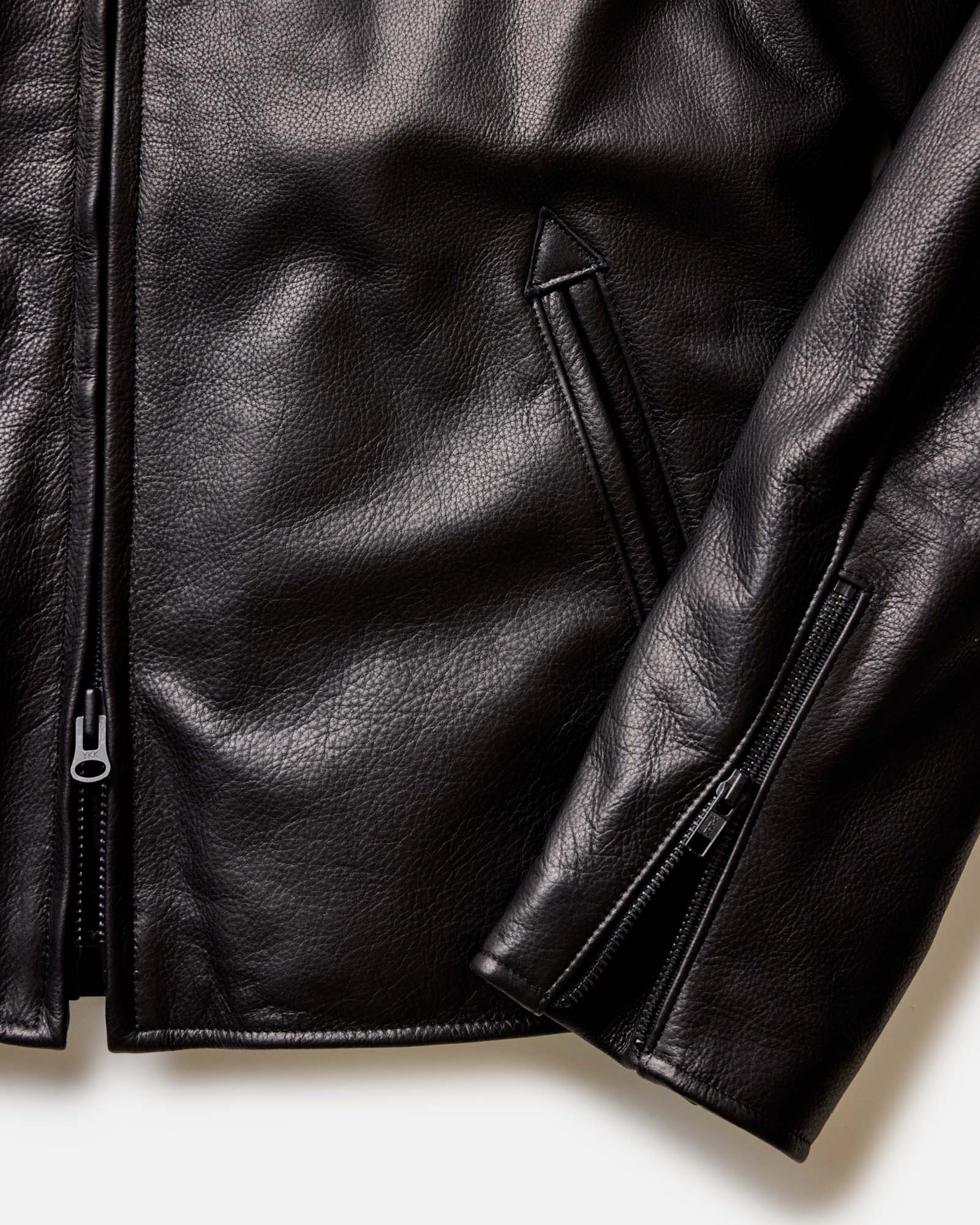 The Moto Jacket in Black Steerhide