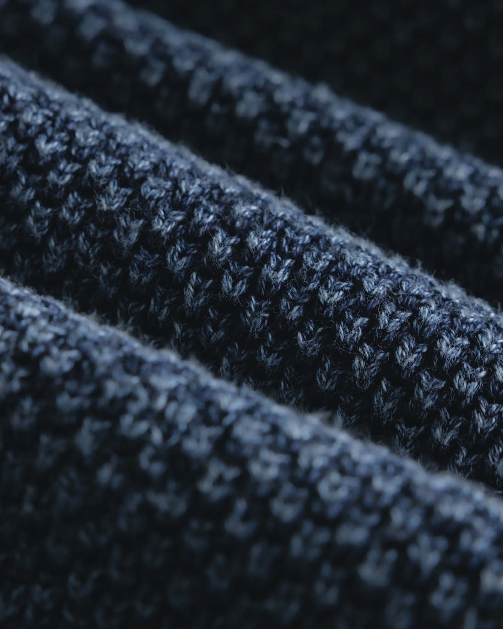 The Crawford Crew Sweater in Washed Indigo