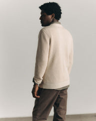 The Crawford Crew Sweater in Marled Natural