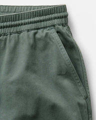 The Apres Short in Organic Deep Sea Foundation Twill