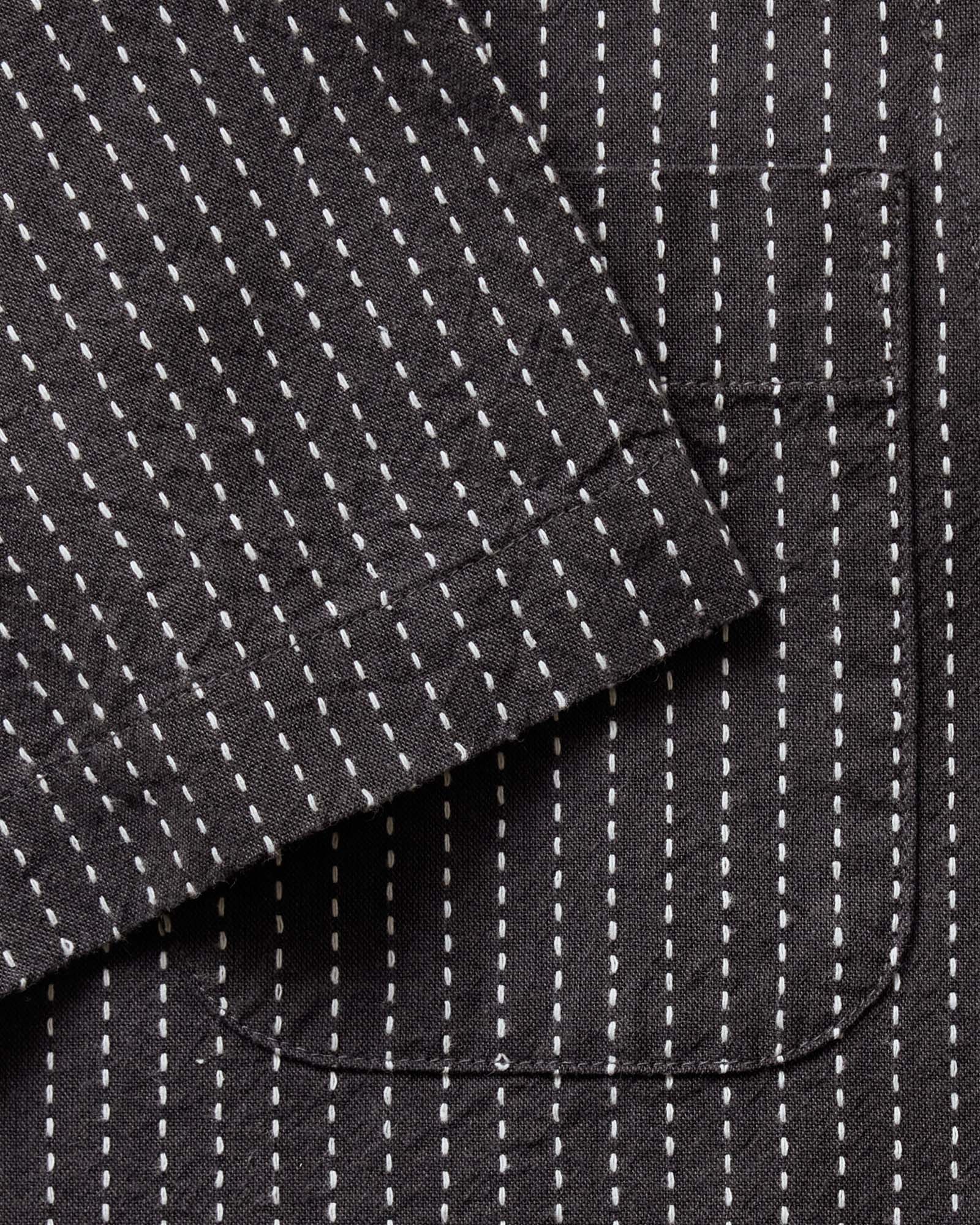 The Conrad Shirt in Pickstitch Stripe Dobby