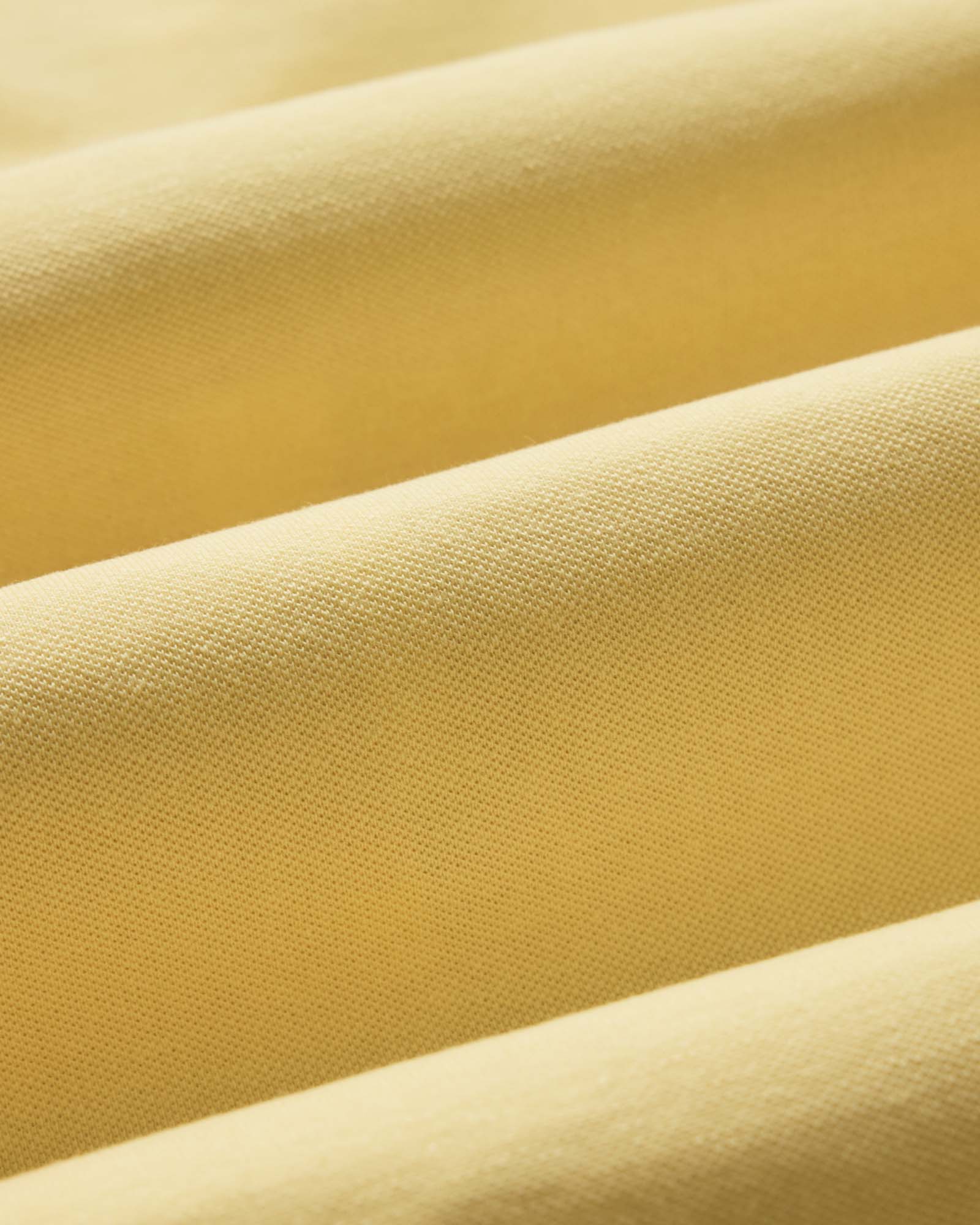 The Cotton Hemp Polo in Straw Pique