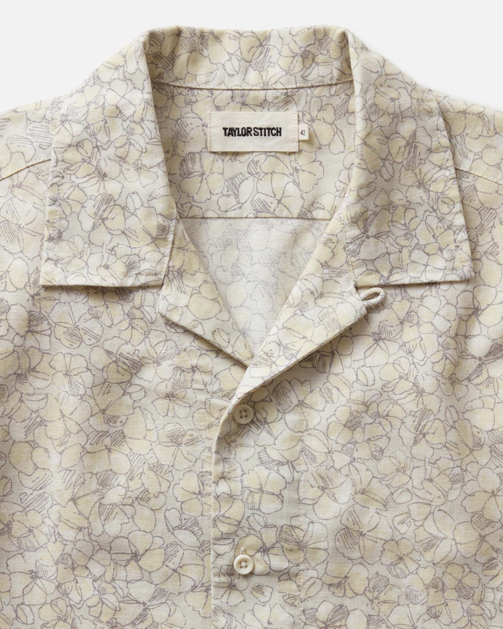 The Davis Shirt in Grey Skies Floral