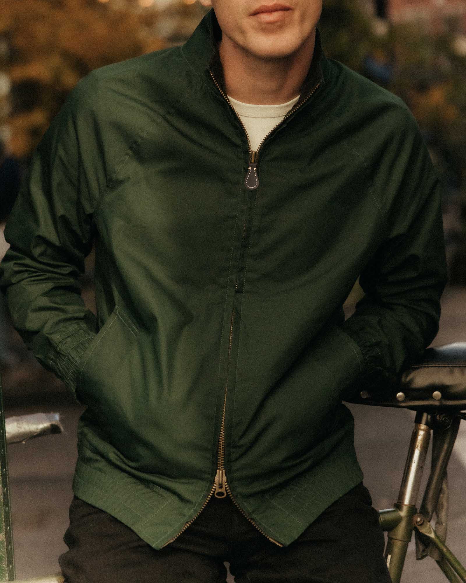 The Dean Jacket in Dark Spruce Twill