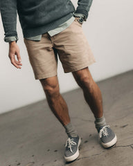 The Foundation Short in Organic Khaki