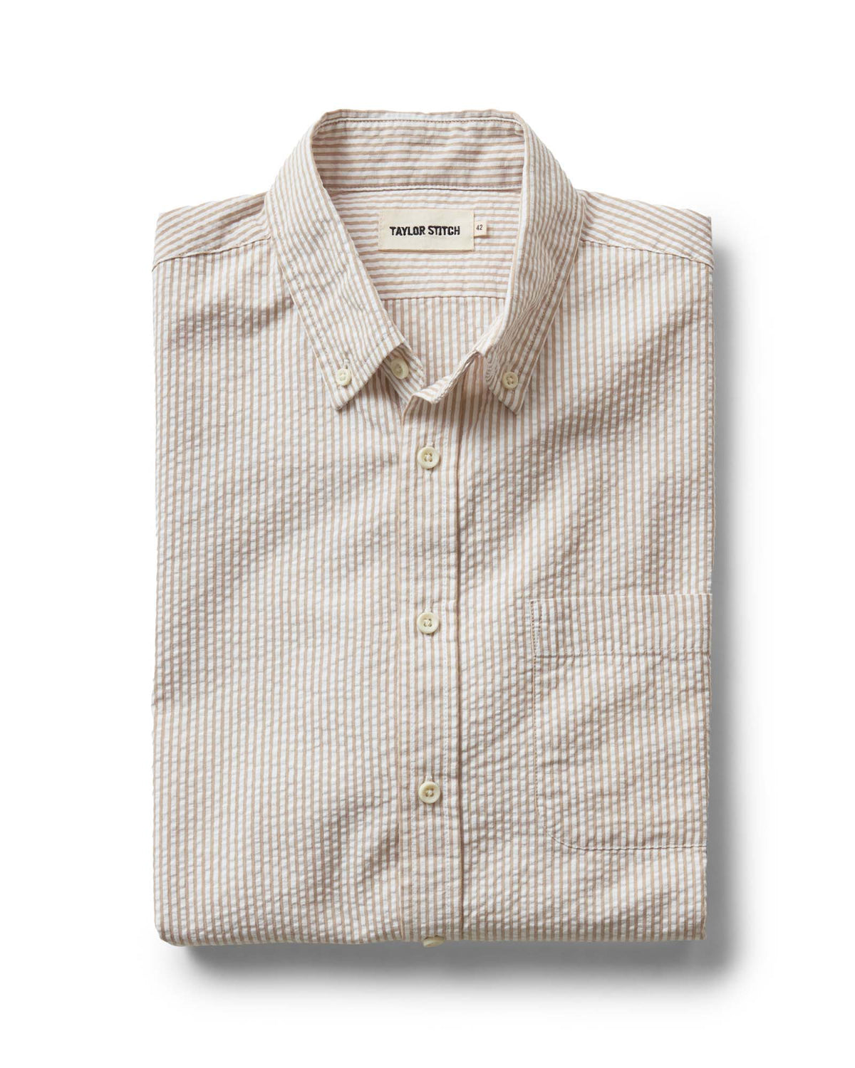 The Jack in Sand Stripe Seersucker