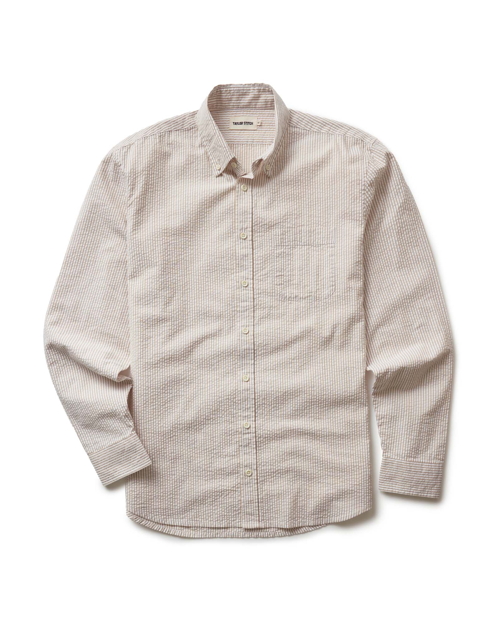 The Jack in Sand Stripe Seersucker