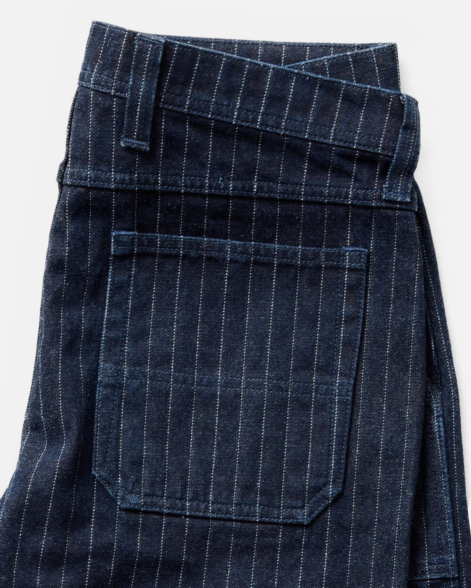 The Mariner Jean in Rinsed Indigo Dobby Denim