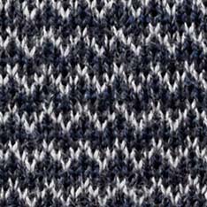 The Nichols Polo in Navy Birdseye Merino