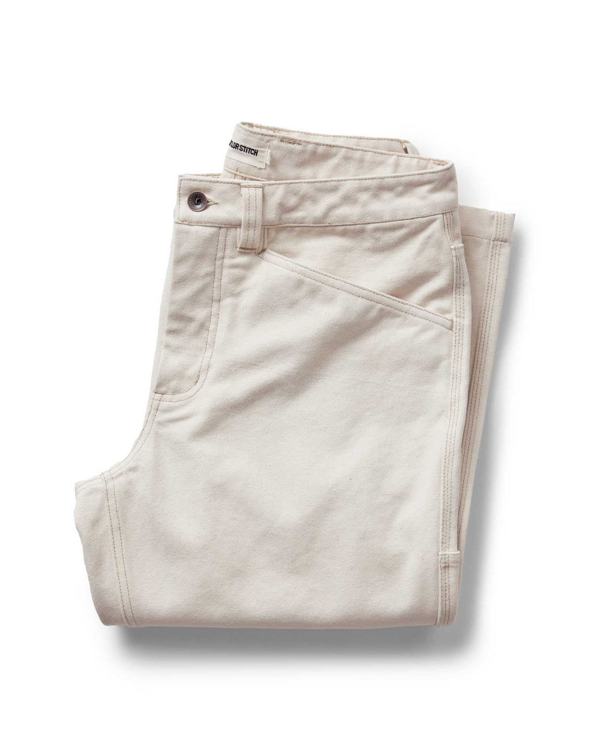 The Painter Pant in Seeded Natural Chipped Canvas