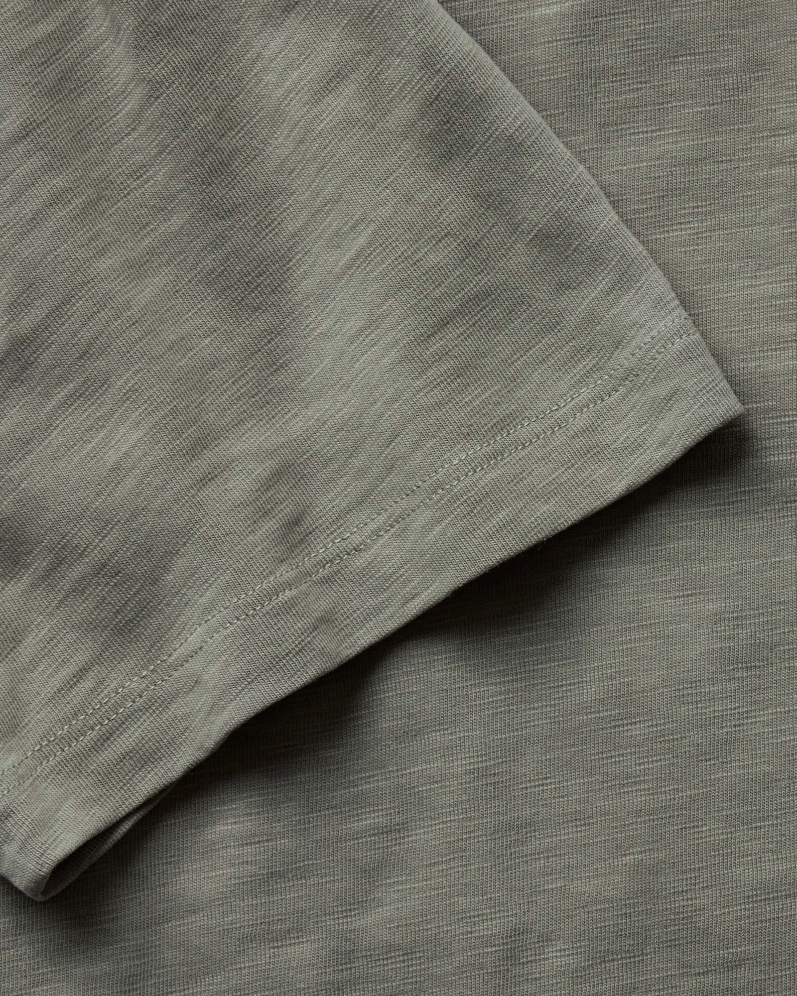 The Slub Tee in Smoked Olive