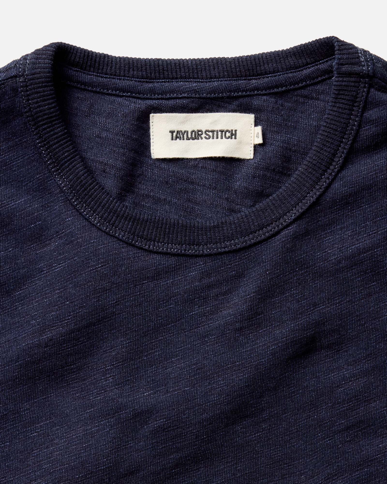 The Slub Tee in Rinsed Indigo