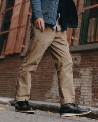 The Straight Foundation Pant in Organic Khaki