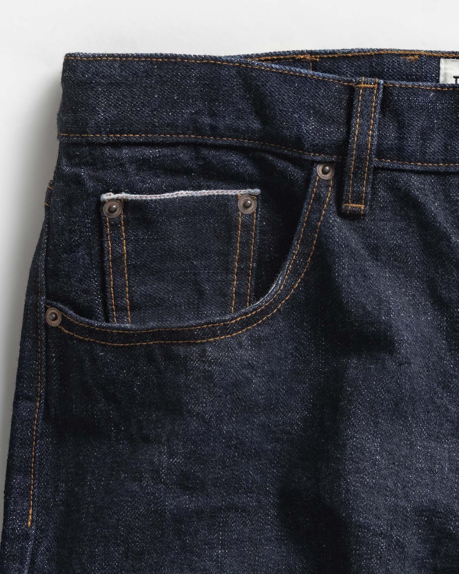 The Straight Jean in Rinsed Yoshiwa Selvedge