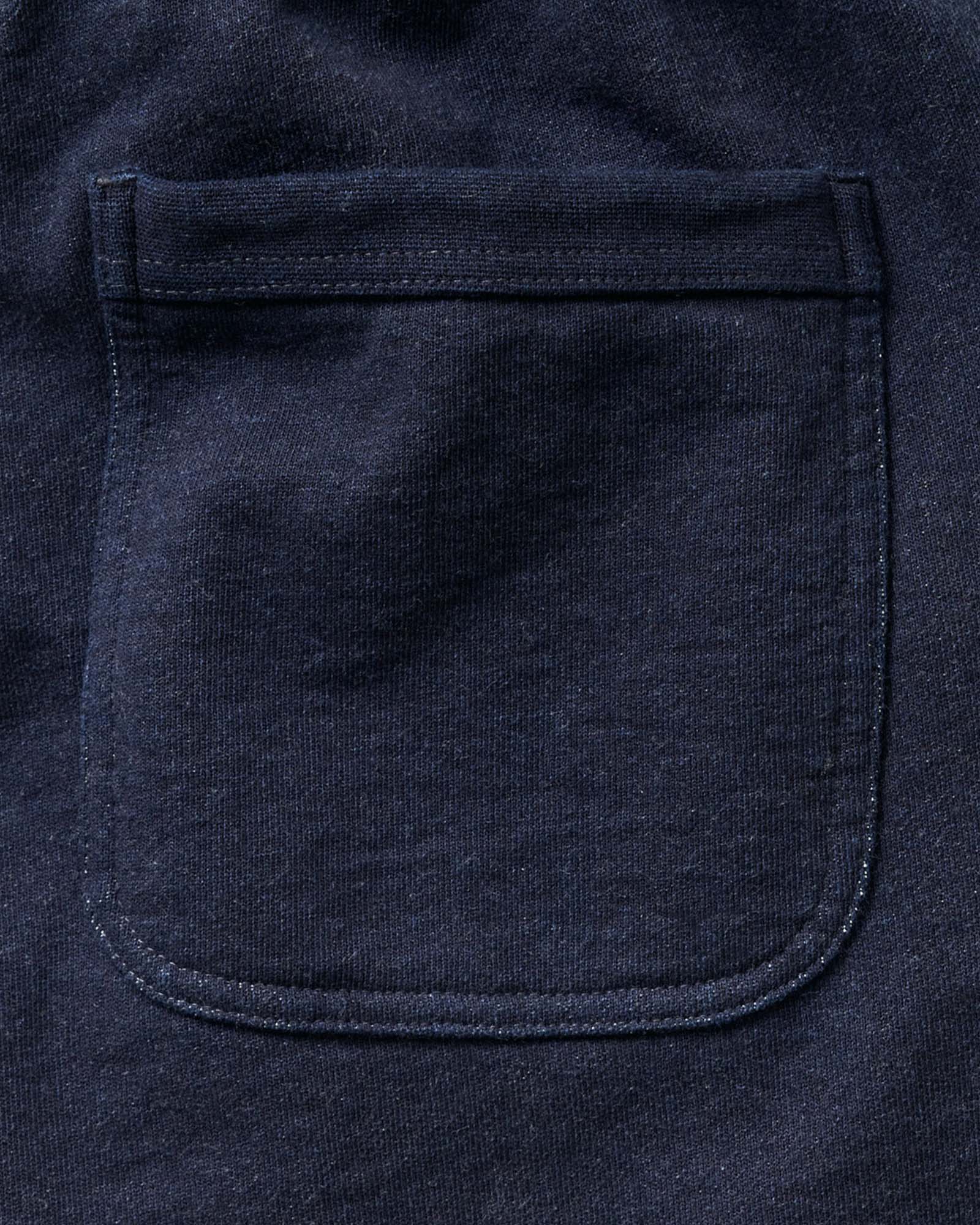 The Sunset Pant in Rinsed Indigo Terry