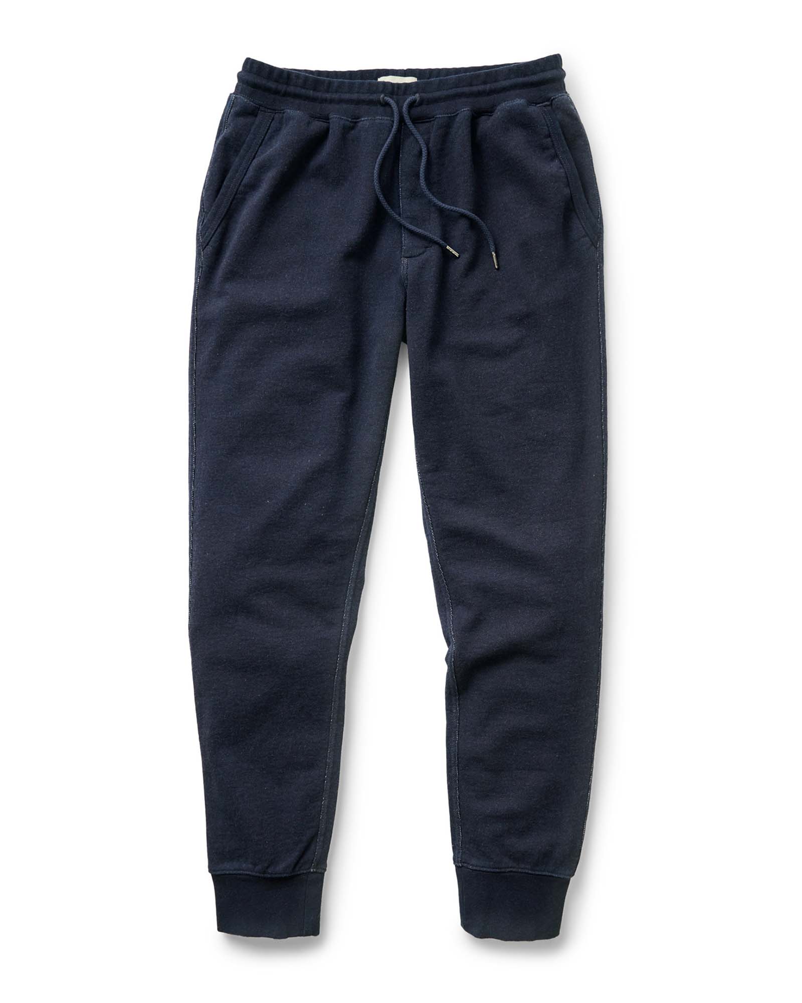 The Sunset Pant in Rinsed Indigo Terry