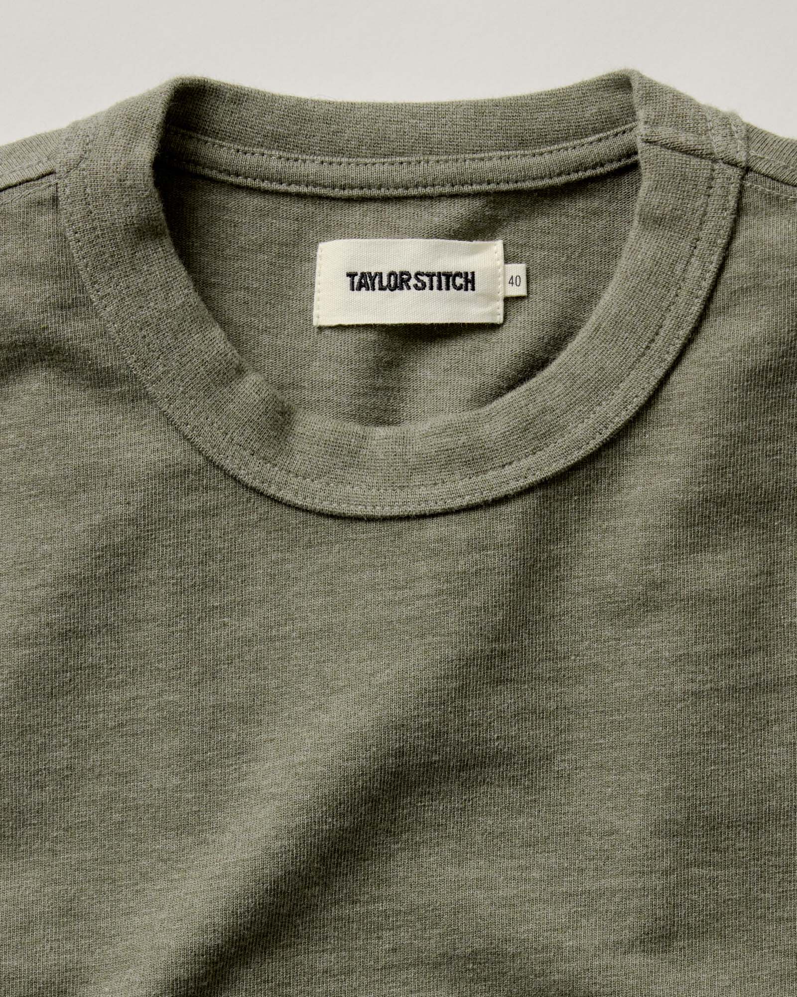 The Organic Cotton Shop Tee in Army Twist