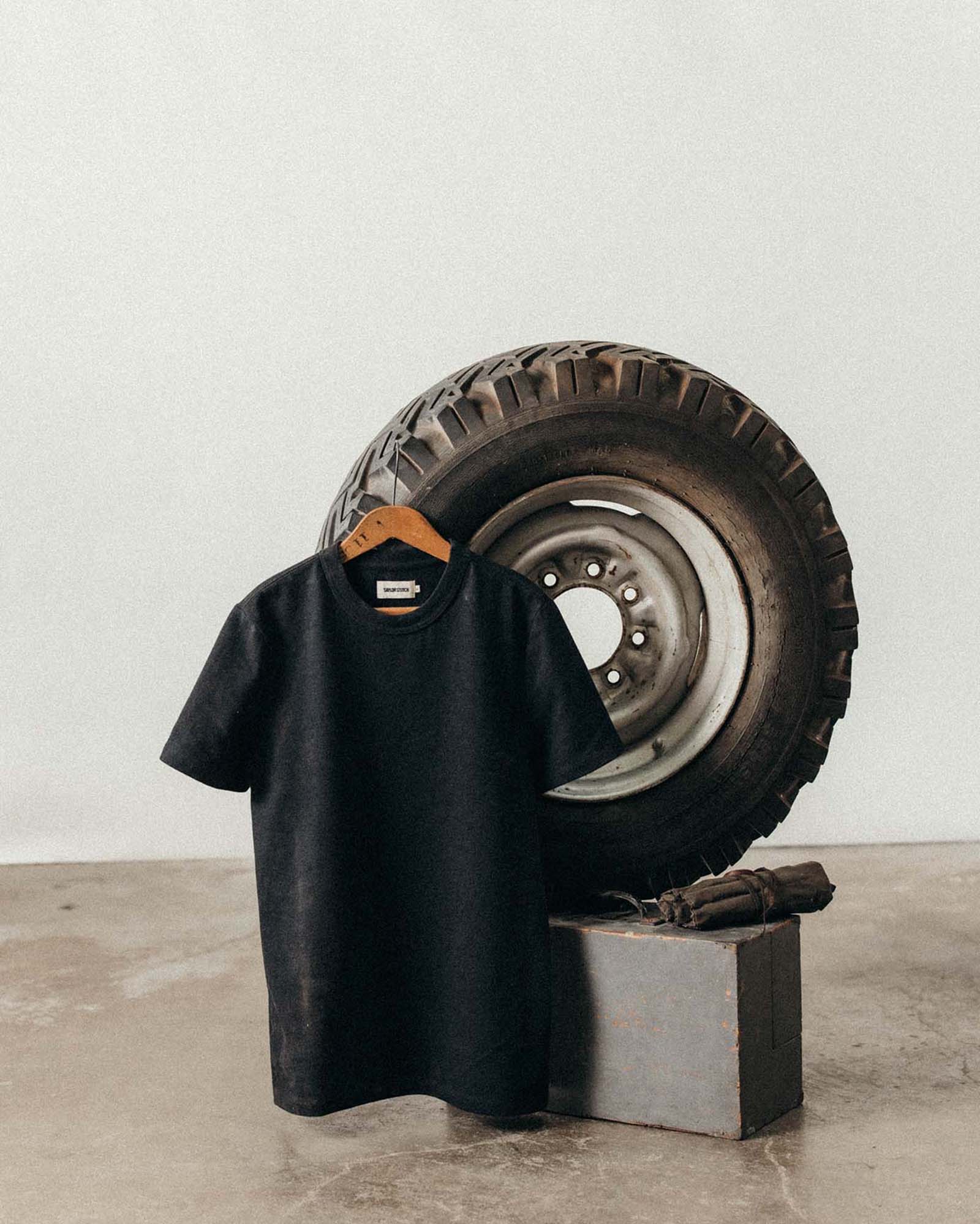 The Organic Cotton Shop Tee in Coal Twist