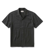 The Conrad Shirt in Faded Black Linen
