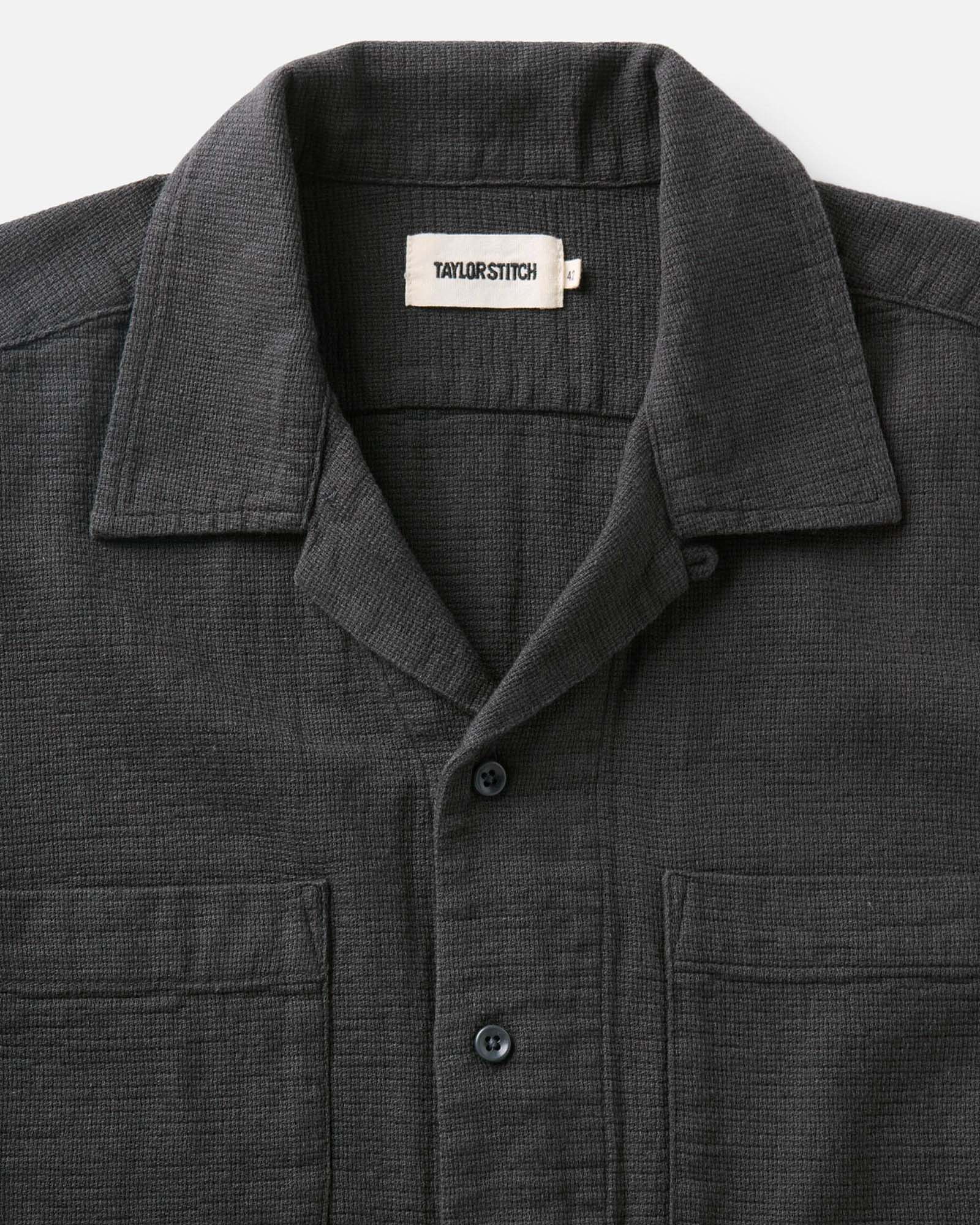 The Conrad Shirt in Faded Black Linen