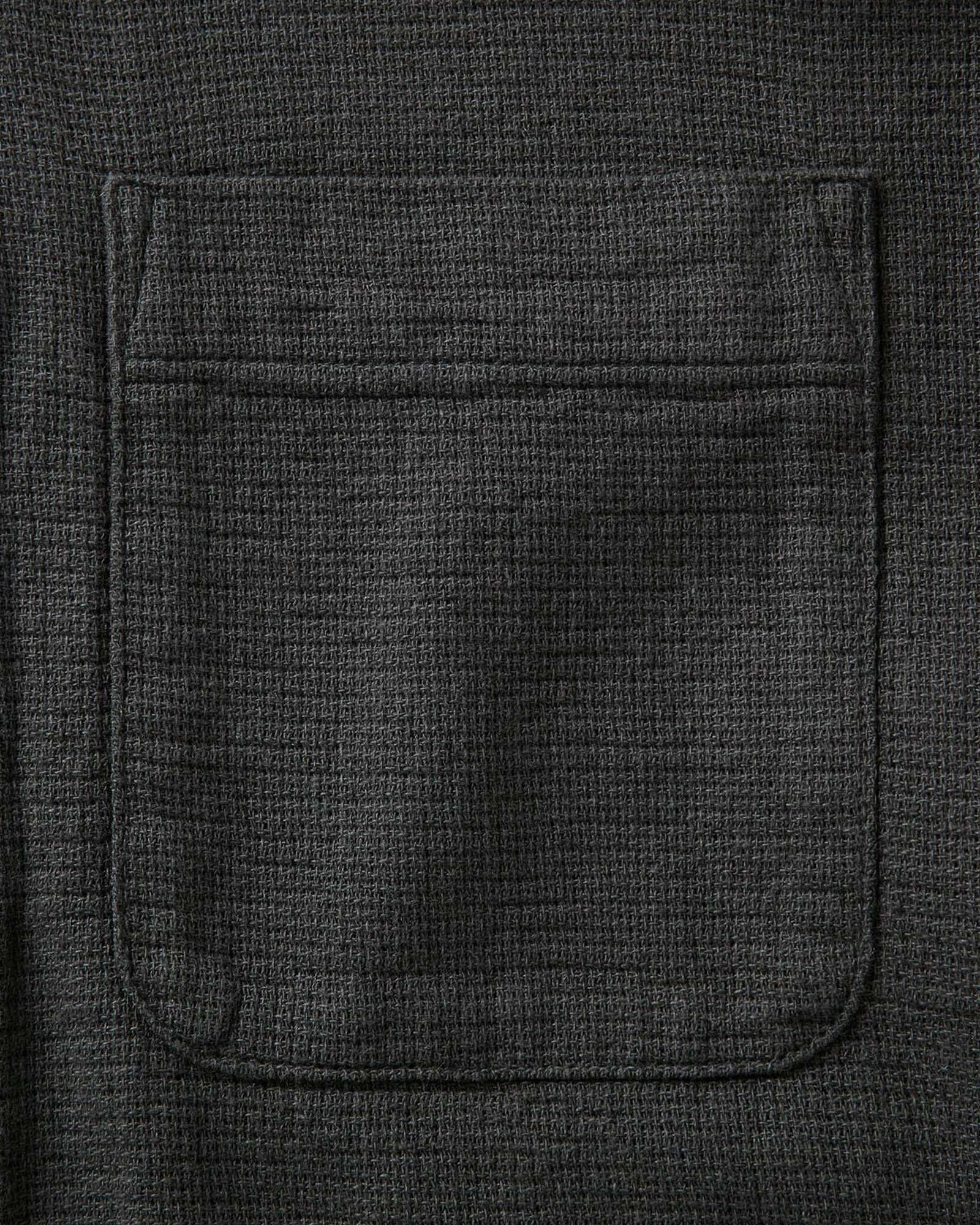 The Conrad Shirt in Faded Black Linen