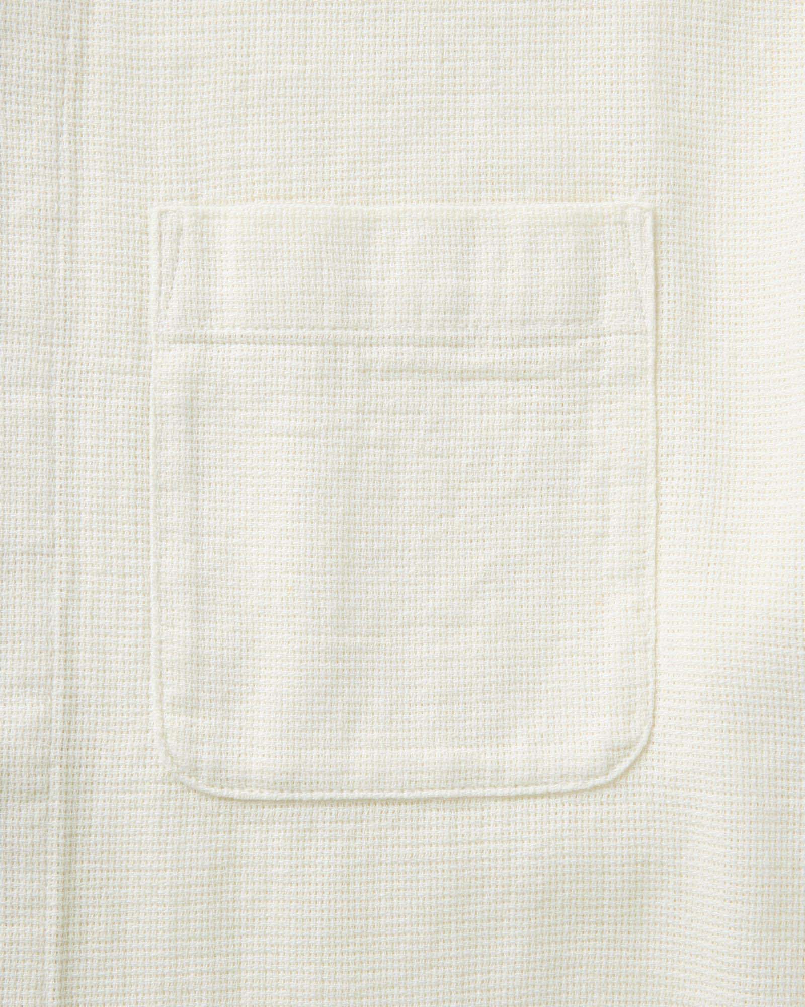 The Conrad Shirt in Vintage White Linen
