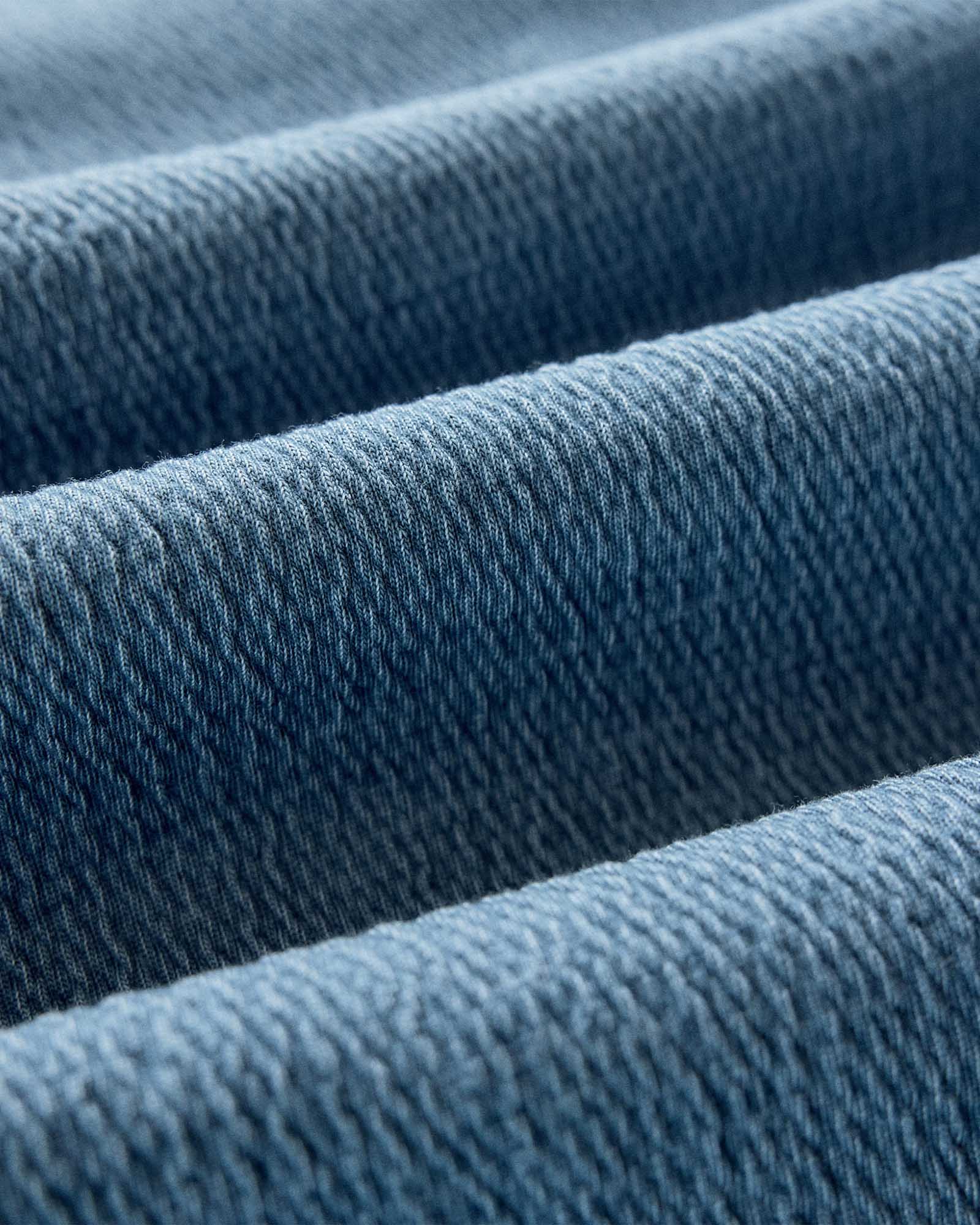 The Hawthorne Shirt in Washed Indigo Crepe