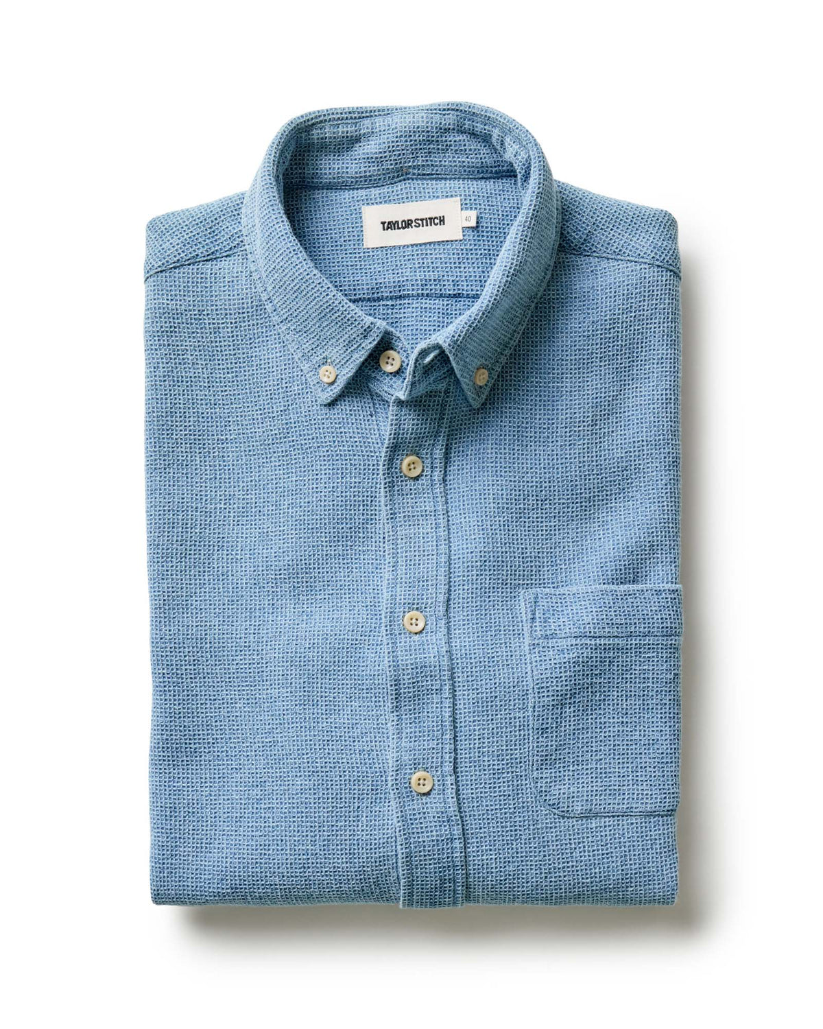 The Jack in Washed Indigo Waffle