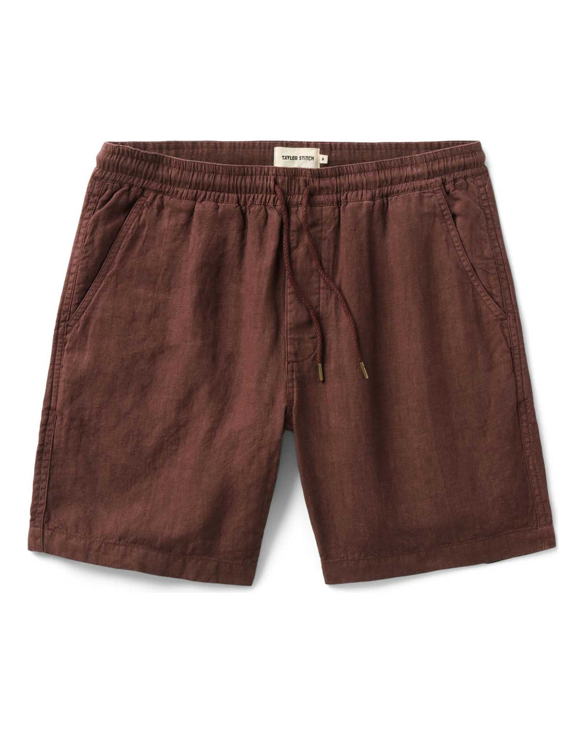 The Apres Short in Burgundy Hemp