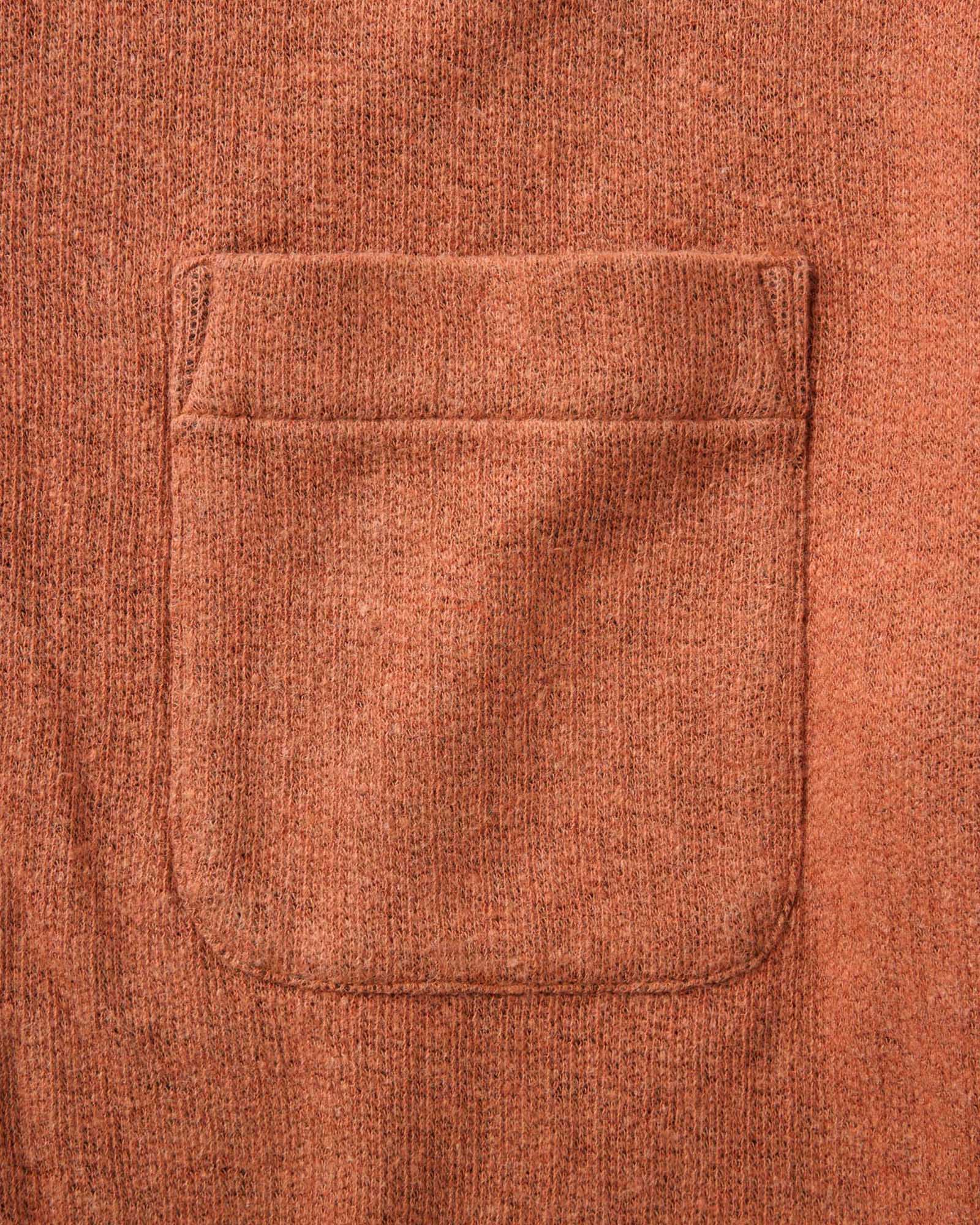 The Short Sleeve California in Heather Driftwood Double Knit