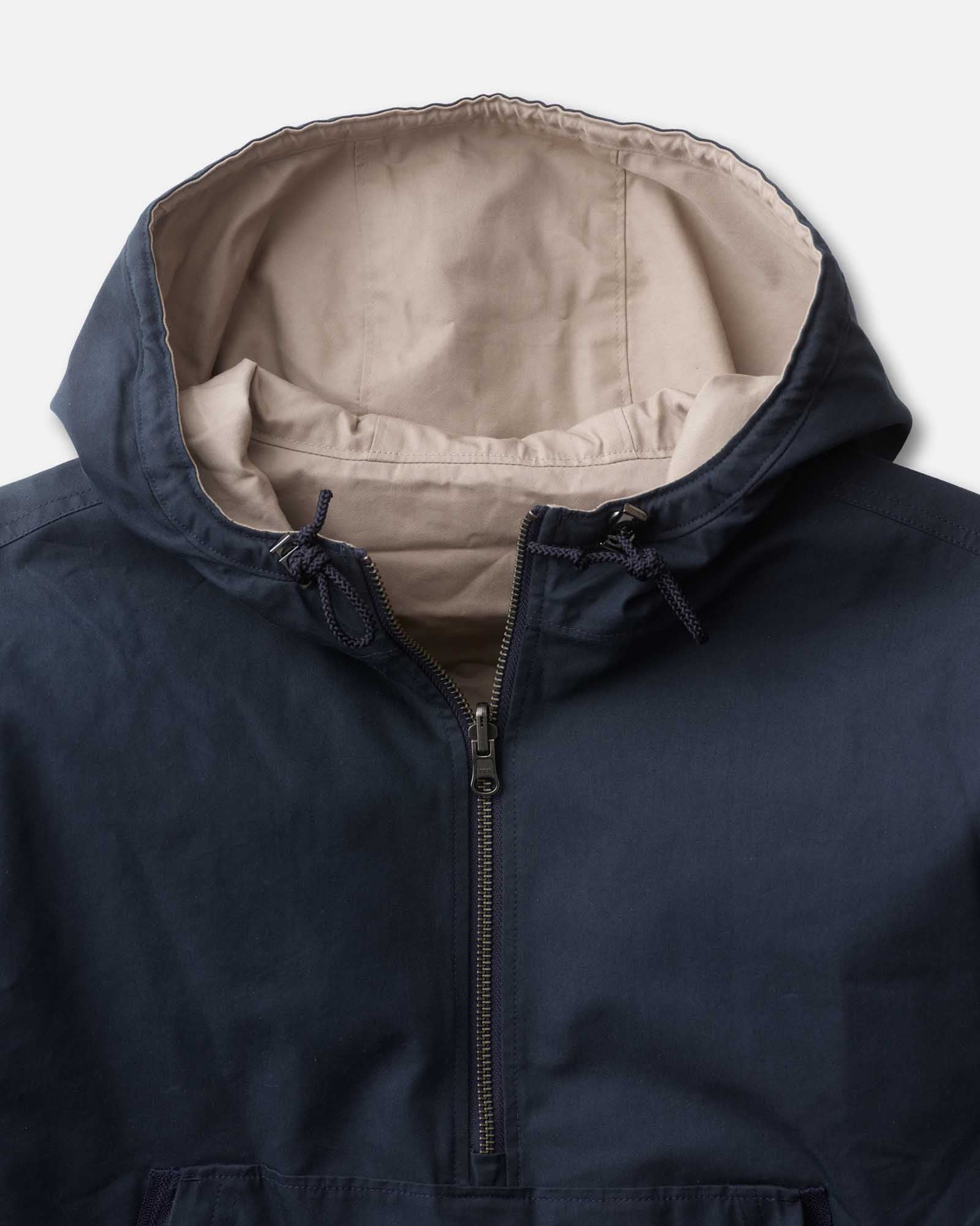 The Squall Anorak in Navy Twill