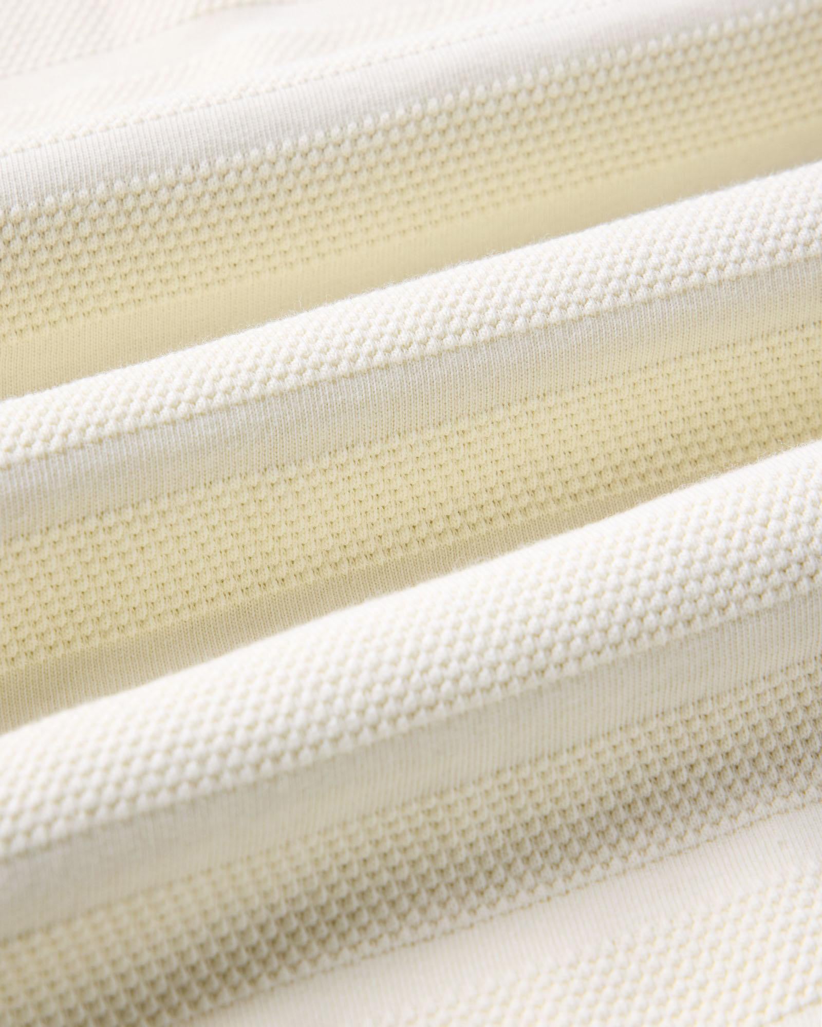 The Bywater Polo in Natural Knit Stripe