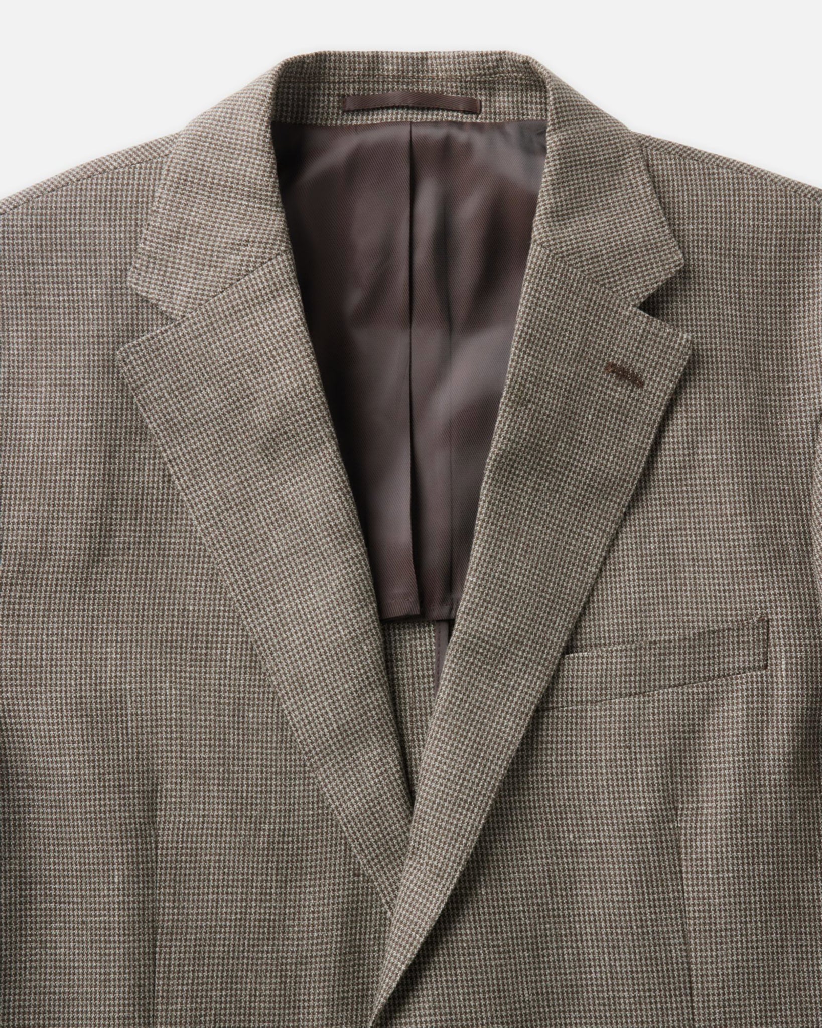 The Stevens Sportcoat in Morel Micro Check