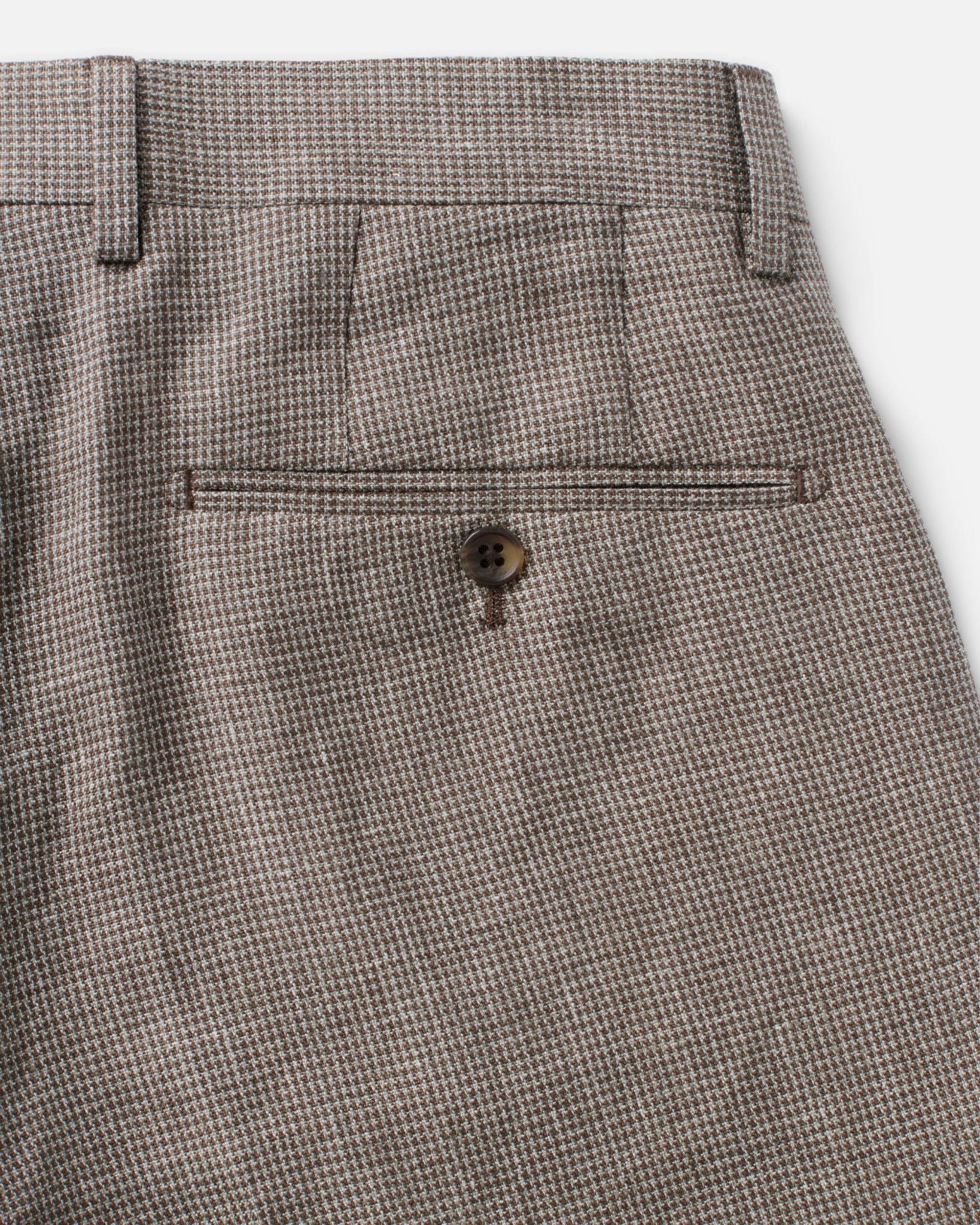 The Stevens Trouser in Morel Micro Check